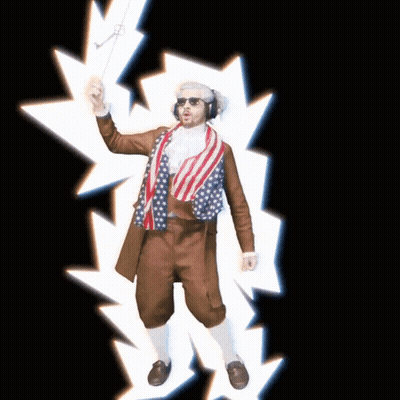 Man In Brown Coat Holding Baton GIF