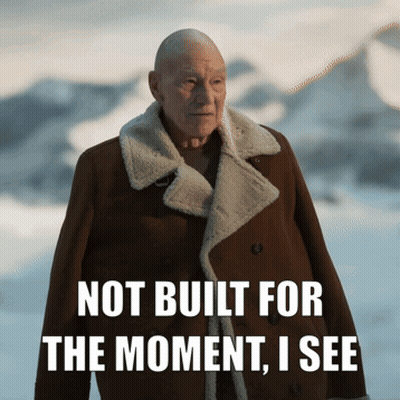 Man In Brown Coat Not Built For The Moment I See GIF