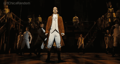 Man In Brown Coat On Stage With Chica Random GIF