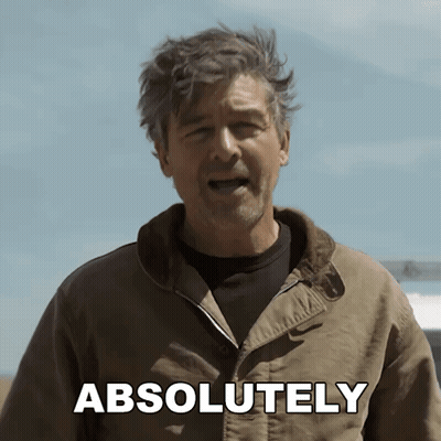 Man In Brown Jacket Saying Absolutely GIF