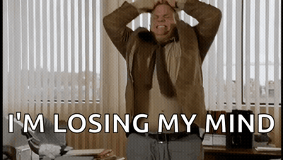 Man In Brown Jacket Saying I'm Losing My Mind GIF