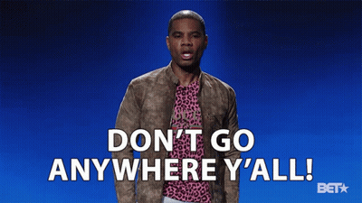 Man In Brown Jacket Says Don't Go Anywhere Yall GIF