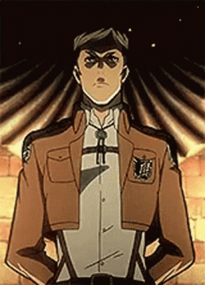 Man In Brown Jacket Standing With Hands On Hips GIF