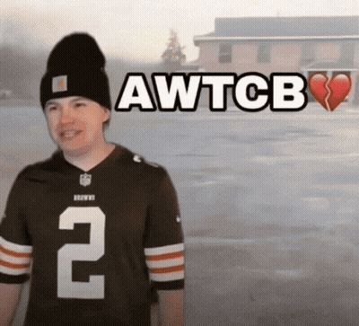 Man In Browns Jersey Number 2 GIF