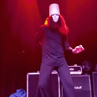 Man In Bucket Hat Dancing On Stage GIF