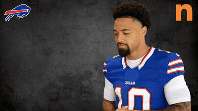 Man In Buffalo Bills Jersey GIF