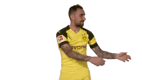 Man In BVB Jersey With Red Heart Sticker