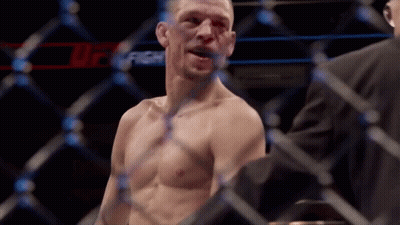 Man In Cage With UFC Logo GIF