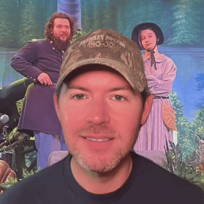 Man In Camo Hat Saying Beaver Wolverine GIF