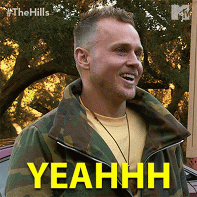 Man In Camouflage Jacket Saying Yeahh GIF