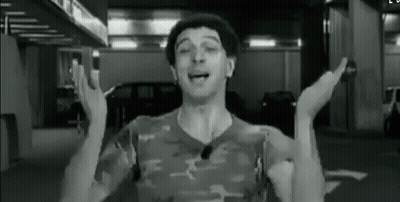 Man In Camouflage Shirt Making Funny Face GIF