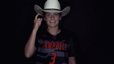Man In Campbell Jersey Holding Cowboy Hat Over Face GIF