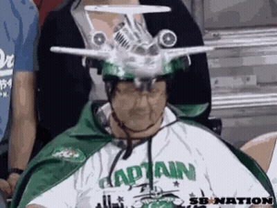 Man In Cape And Hat Saying Captain GIF