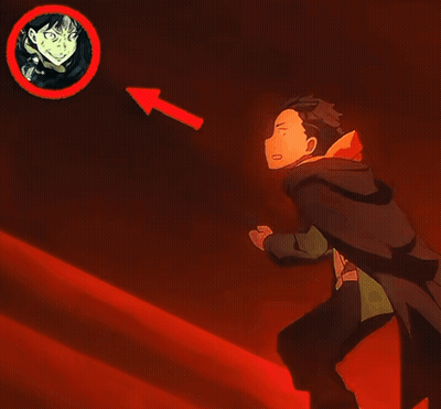 Man In Cape Points At Man In Red Circle GIF