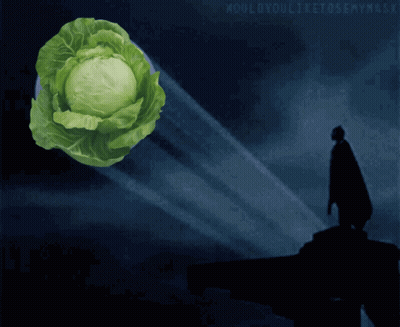 Man In Cape With Mask Caption GIF