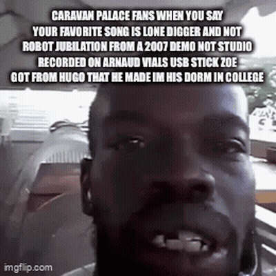 Man In Car Caravan Palace Fans Lone Digger GIF