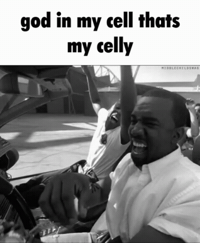 Man In Car God In My Cell That's My Celly GIF