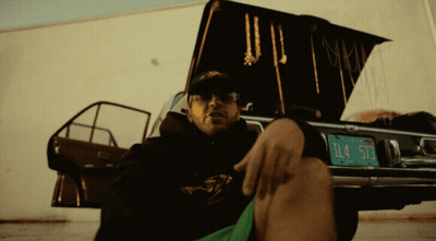 Man In Car License Plate Il4 571 GIF