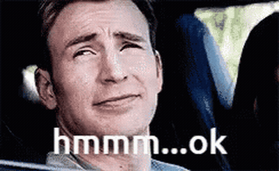 Man In Car Making Funny Face Hmm... Ok GIF