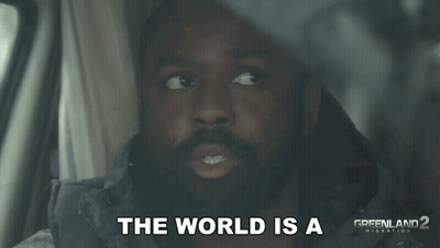 Man In Car Saying Dangerous Place Now GIF