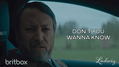 Man In Car Saying Don't You Wanna Know GIF