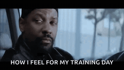 Man In Car Saying How I Feel For My Training Day GIF