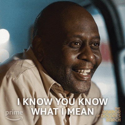 Man In Car Saying I Know You Know What I Mean GIF