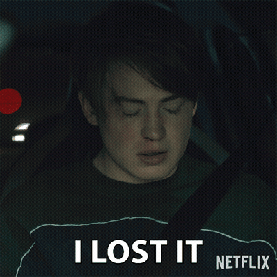 Man In Car Saying I Lost It GIF