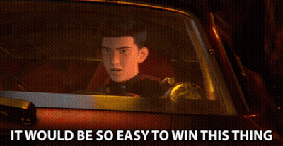 Man In Car Saying It Would Be So Easy To Win This Thing GIF