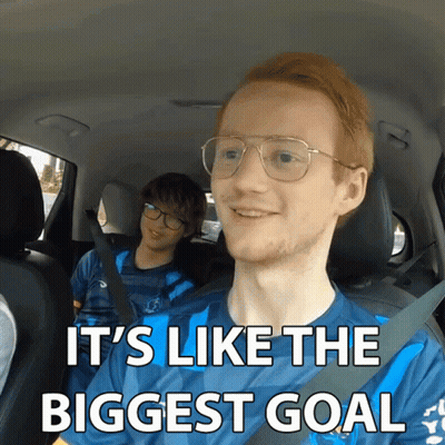 Man In Car Saying Its Like The Biggest Goal GIF