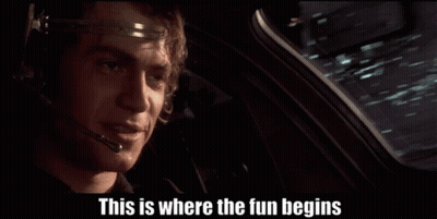 Man In Car Saying This Is Where The Fun Begins GIF