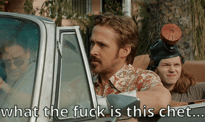 Man In Car Saying What The Fuck Is This Chet GIF