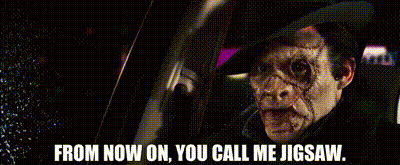 Man In Car Says From Now On You Call Me Jigsaw GIF