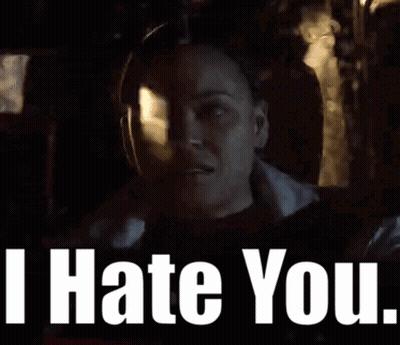Man In Car With I Hate You GIF