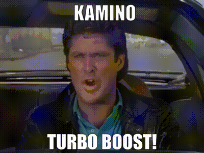 Man In Car With Kamino Turbo Boost GIF