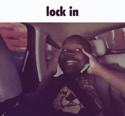 Man In Car With Lock In GIF