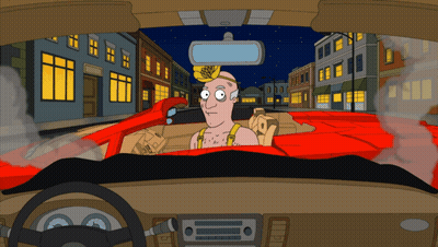 Man In Car With Yellow Hat Saying NY GIF