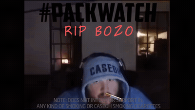 Man In Cased Hat Smoking Cigarette #Packwatch Rip Bozo GIF