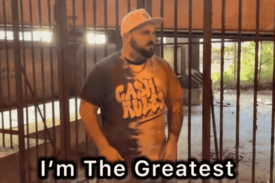 Man In Cash Rules Shirt GIF