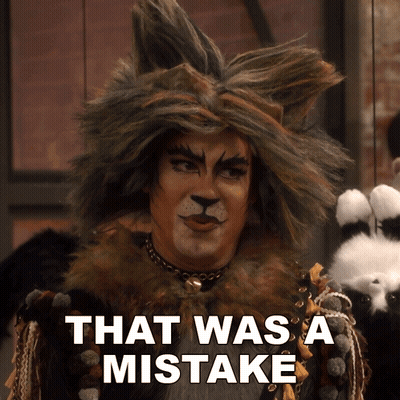 Man In Cat Costume That Was A Mistake GIF