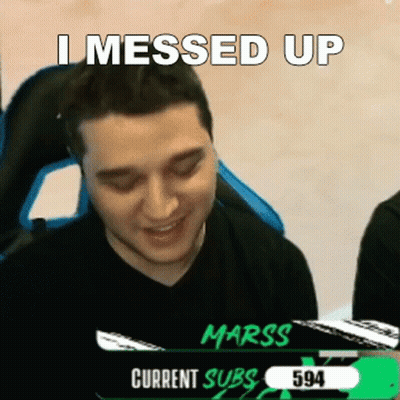 Man In Chair I Messed Up GIF