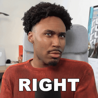 Man In Chair With Right On Face GIF