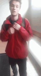 Man In Champion Shirt GIF