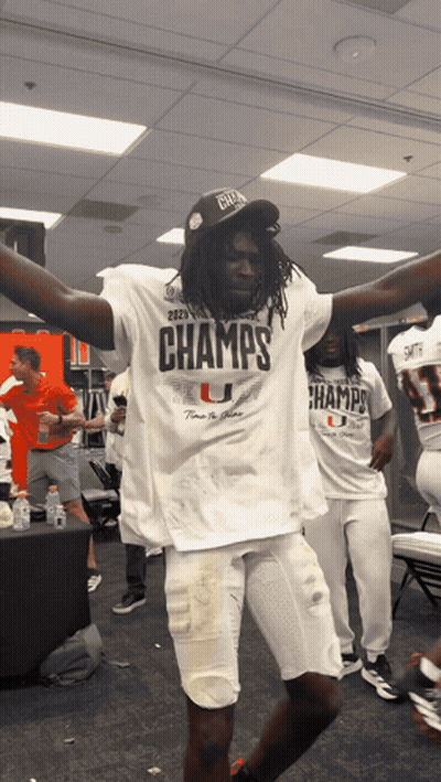 Man In Champs Shirt Dancing GIF