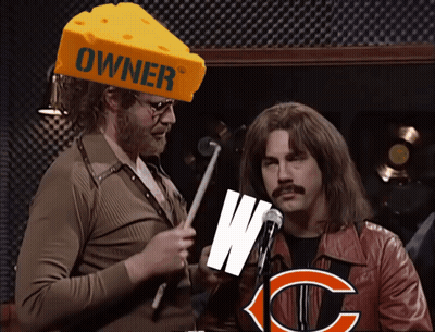 Man In Cheese Hat Saying Owner GIF
