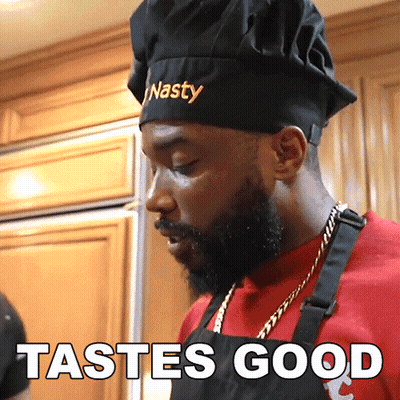 Man In Chef Hat Saying Nasty GIF