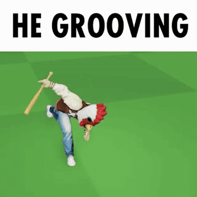Man In Chicken Mask Dancing He Grooving GIF