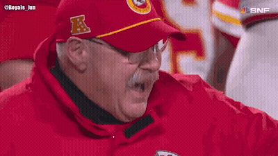 Man In Chiefs Hat And Jacket GIF