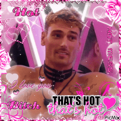 Man In Choker Saying That's Hot That's Hot GIF