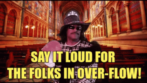 Man In Church Saying Say It Loud GIF